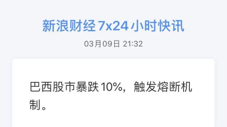 惨烈大屠杀！美股突遭熔断：闪崩2000点，全球血雨腥风 ,A50却翻红…股民：见证历史！