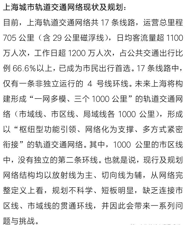 上海地铁新构想曝光！研究建设核心环线、市区环线、新城高速线、临港加强线！