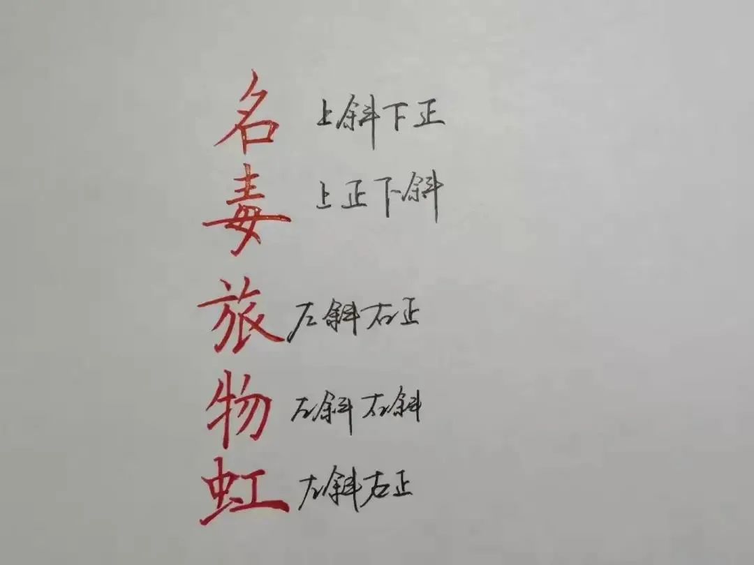 笔画结构搭对了，字就是这么美！只管练就好啦