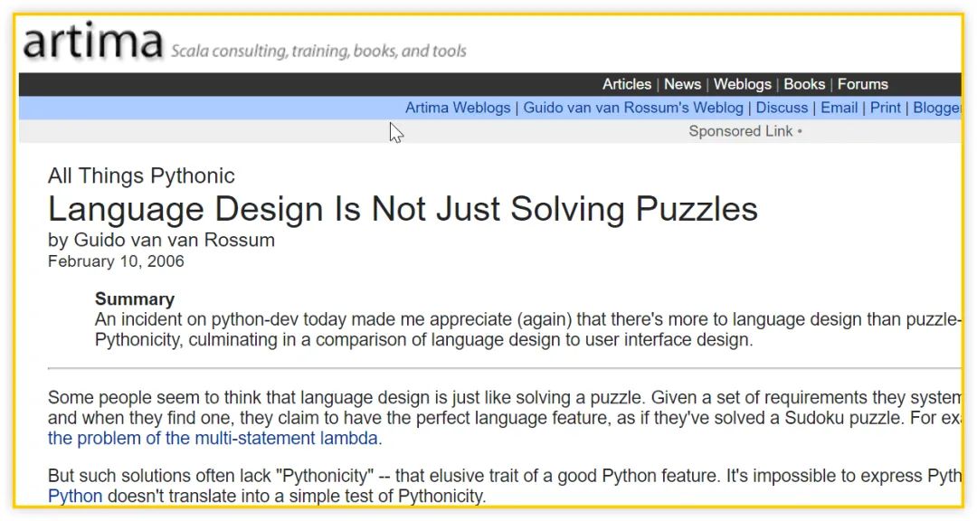 Python 之父为什么嫌弃 lambda 匿名函数? Python 之父为什么嫌弃 lambda 匿名函数?