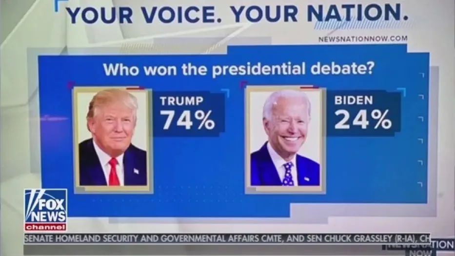 辩论结束，但是我更相信特朗普会赢了！