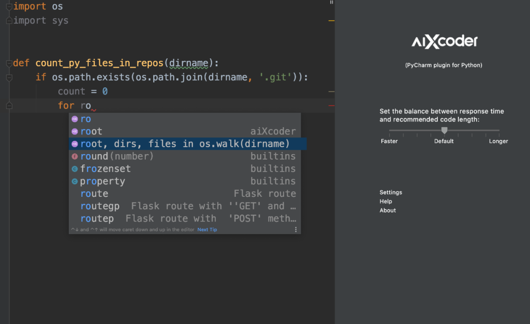 节省一半键入量，实测Python代码补全插件aiXcoder