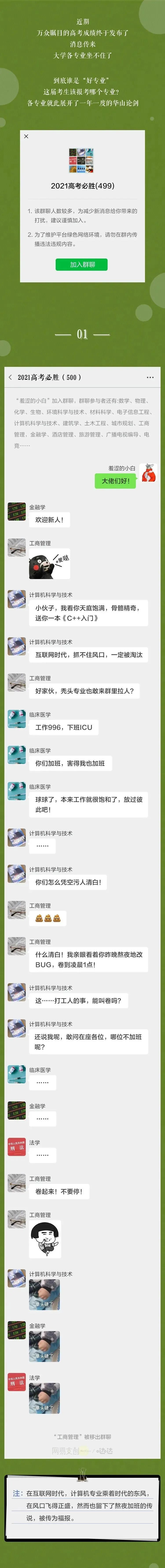 高考分数公布！大学专业群聊炸了