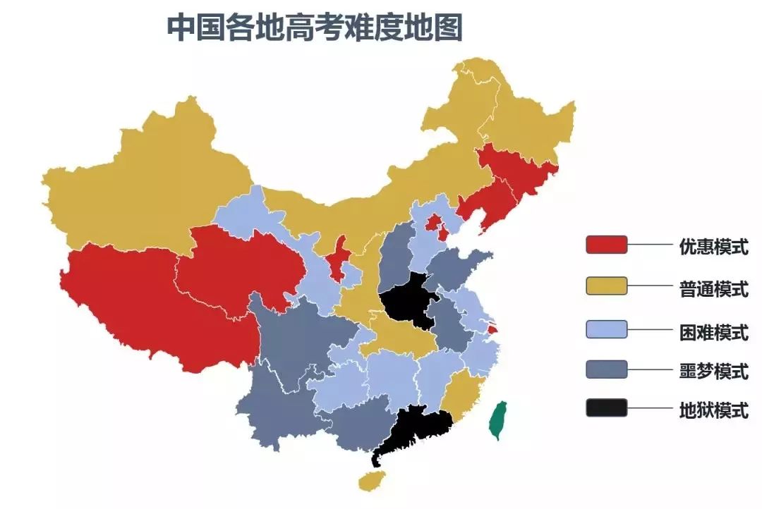 数据告诉你,哪个省才是高考地狱模式? 数据告诉你,哪个省才是高考地狱模式?