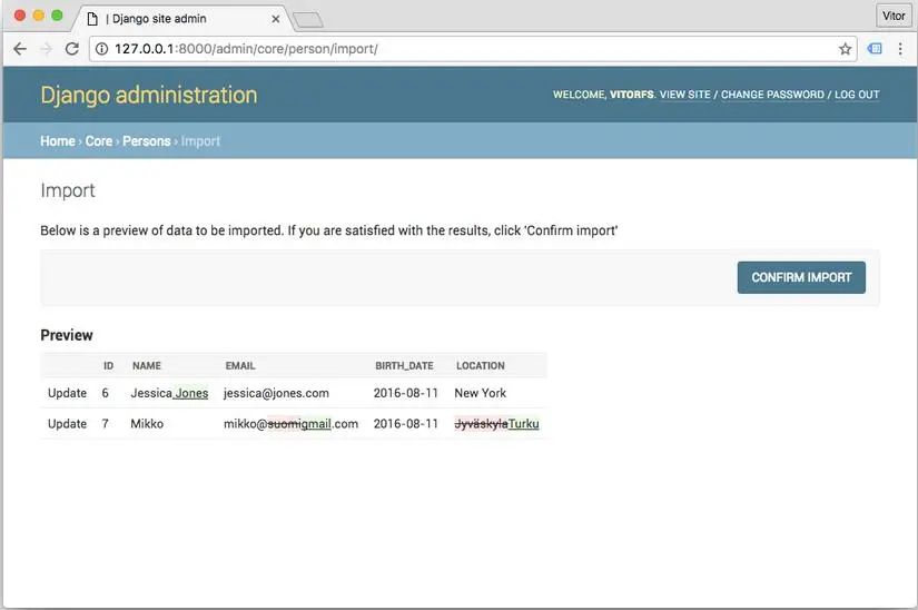 Django数据导入导出神器django-import-export使用教程 Django数据导入导出神器django-import-export使用教程
