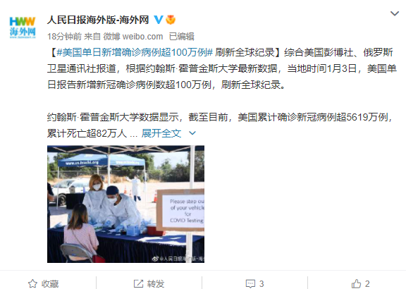 最大毒王降临！这个国家单日新增100万感染！刷新全球记录